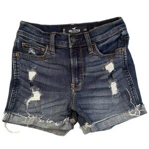 hollister frayed ripped short shorts